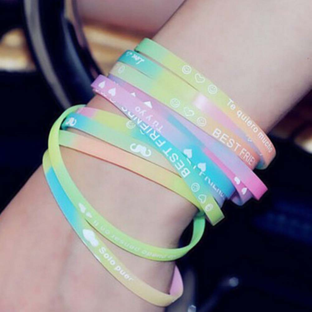 Vòng tay Silicone dạ quang