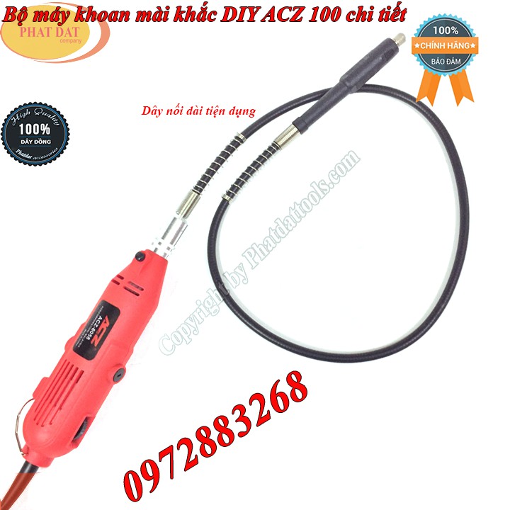 Bộ máy mài khắc mini ACZ6058 100 chi tiết