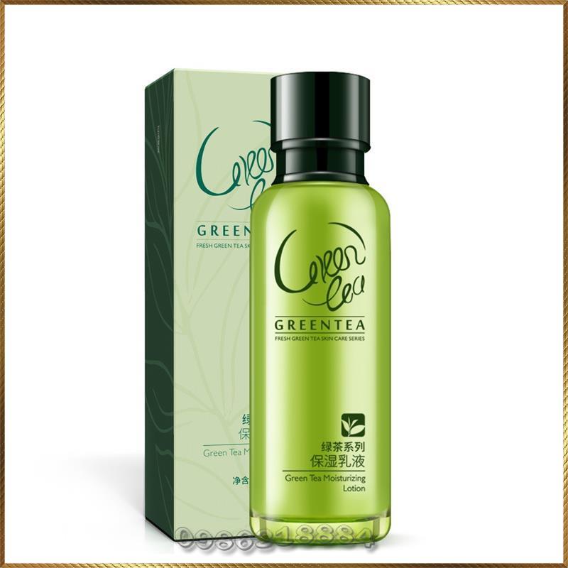 Sữa dưỡng da chiết xuất trà xanh Laikou Green Tea Moisturizing Lotion dưỡng ẩm kiềm dầu chống lão hóa L3014