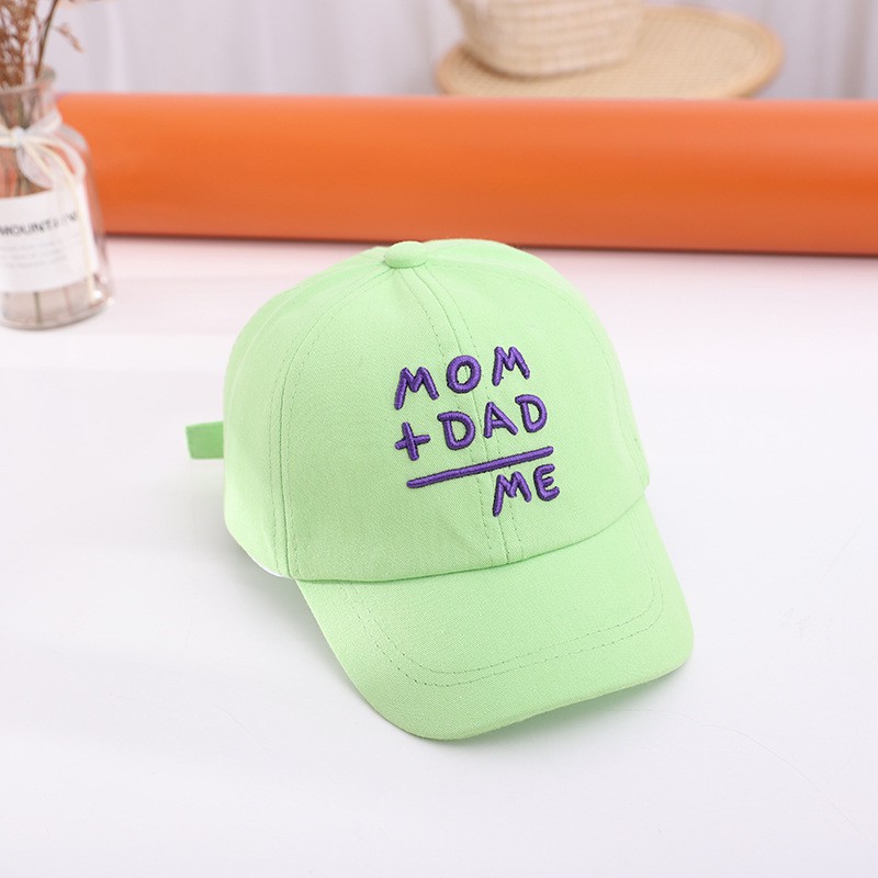 Mũ Lưỡi Trai Thêu Chữ Thời Trang Mới Nhiều Màu Sắc Tùy Chọn Cho Bé