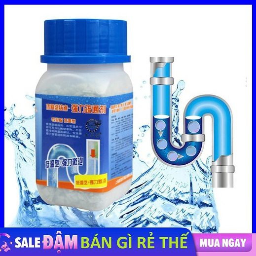 Bột Thông Tắc Cống Cực Mạnh  - Thông Tắc Cống, Đường Ống, Bồn Cầu, Bồn Rửa