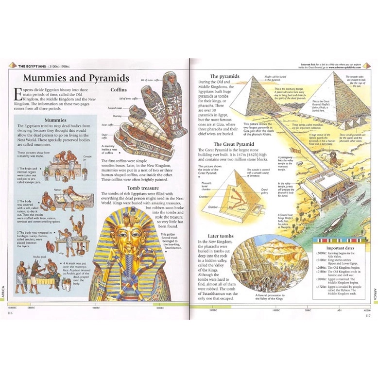 Sách Usborne - Bách khoa toàn thư thiếu nhi: Encyclopedia World History (reduced edition)