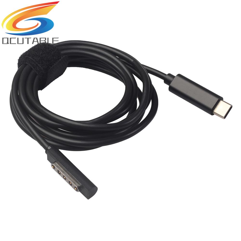 Cáp sạc 1.5m USB Type C PD cho Microsoft Surface Pro 1/2
