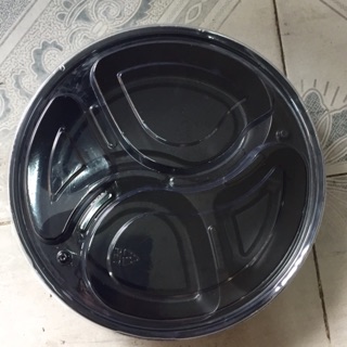 Hộp 3 ngăn đáy đen