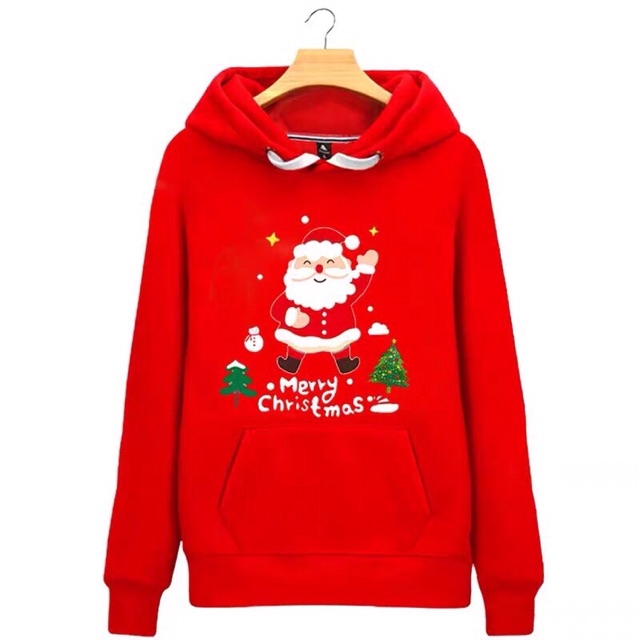 Áo hoodie in ông già Noel dành cho mọi người trong gia đình