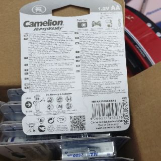 Pin Sạc 2A Camelion 2500 ( Công Ty )