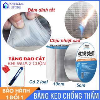 Băng keo dính chống thấm chống dột Công Nghệ Nhật Bản, khổ rộng 5cm và 10cm x 5m - Shop Ames