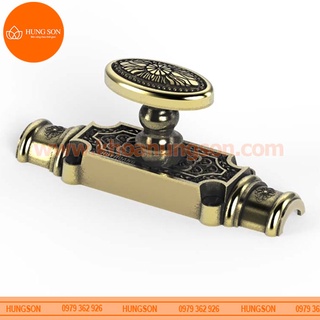 Chốt cremone cửa đi đồng thau huy hoàng hcr 02