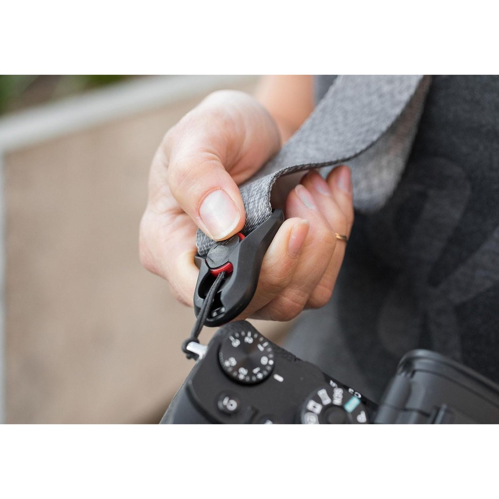 Dây máy ảnh Thao tác nhanh Peak Design Slide Lite Black, Bản size trung 3cm