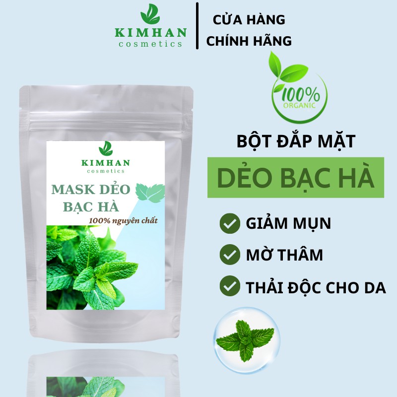 100Gr Bột đắp mặt nạ Dẻo Bạc Hà