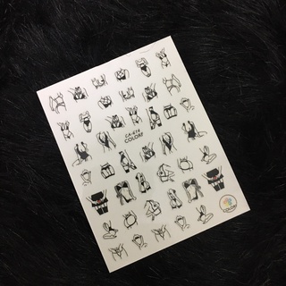 Sticker dán móng tay họa tiết sexy