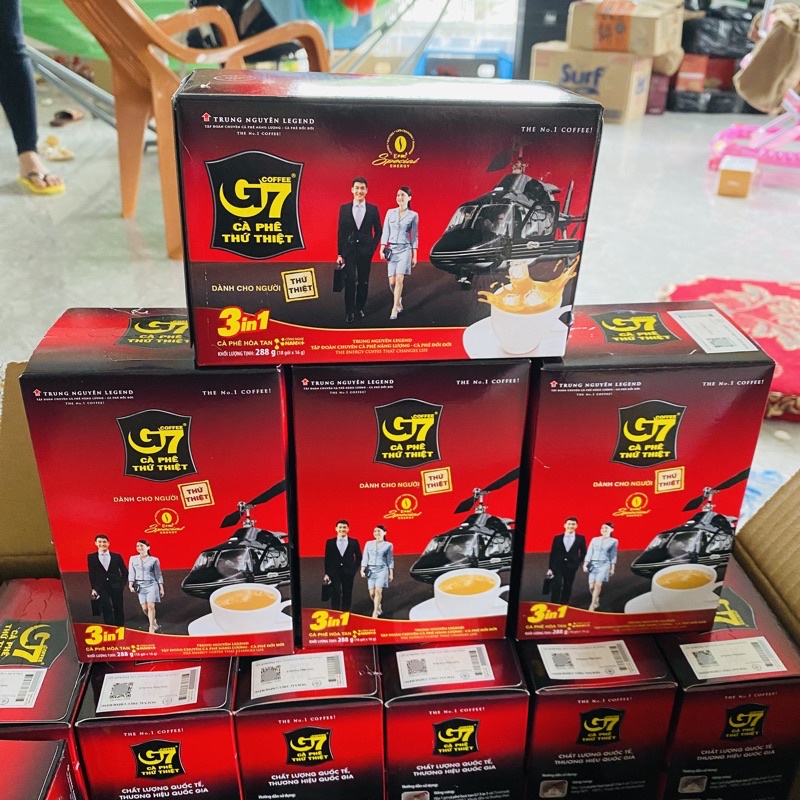 [Có Tem] Cà Phê Sữa Hoà Tan G7 hộp 18 gói x 16g