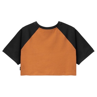 [Mã WABRBM66 giảm 12% tối đa 80K] Áo thun DirtyCoins Basic Croptop Raglan Yellow/Black