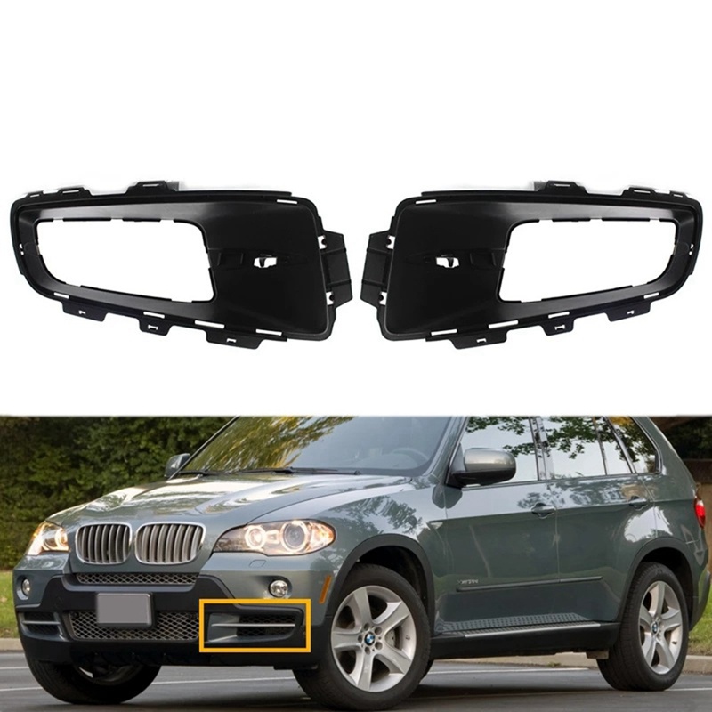 Cặp Ốp Đèn Sương Mù Trước Cho Xe Hơi BMW X5 E70 2007-2010 51117172449 51117172450