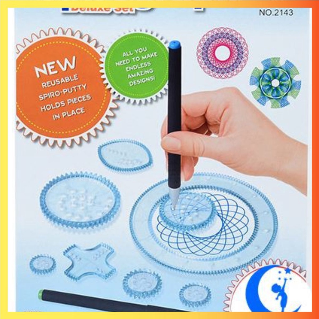 THƯỚC VẼ SÁNG TẠO SPIROGRAPH