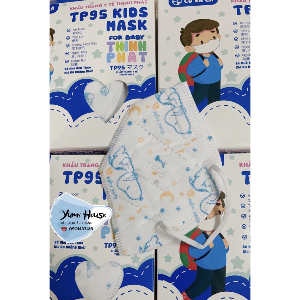 Hộp 10 chiếc Khẩu Trang N95  Trẻ Em Từ 5 - 10 tuổi