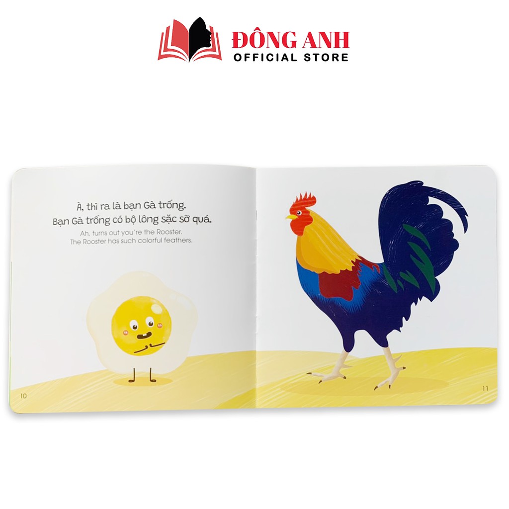 Sách - Ehon Song Ngữ 10 cuốn dành cho bé từ 0-6 tuổi có file nghe