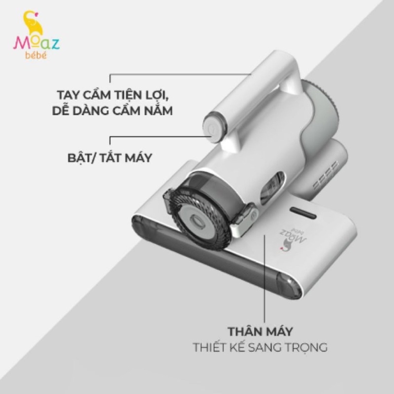 Máy hút bụi giường nệm cầm tay Moaz BéBé MB037