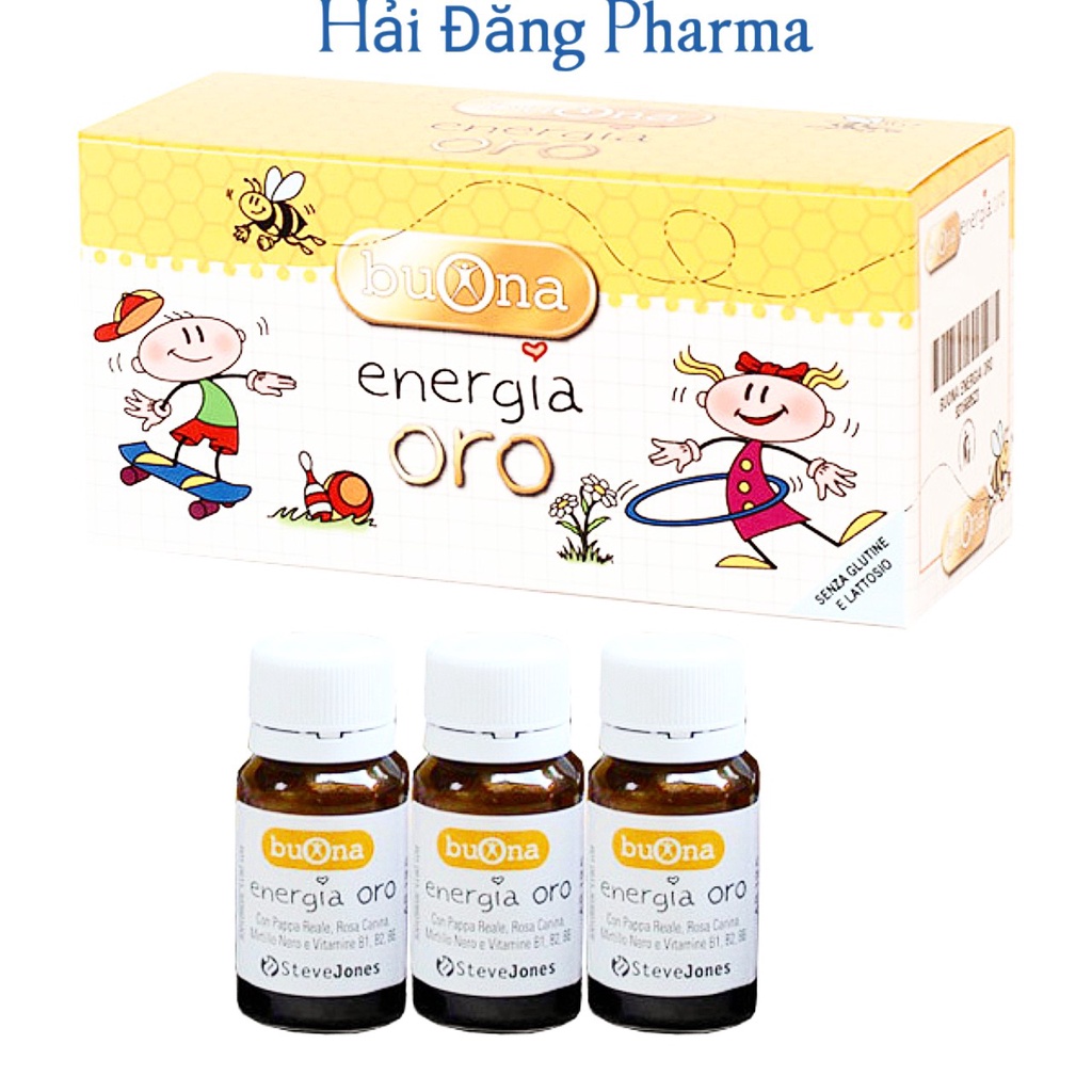 Siro ăn ngon Buona Energia oro. Hỗ trợ cho trẻ biếng ăn, chậm tăng cân, tăng đề kháng (Nhập khẩu Ý)