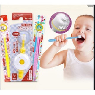 Bàn chải đánh răng trẻ em 360 độ Higuchi Hàng Nội Địa Nhật