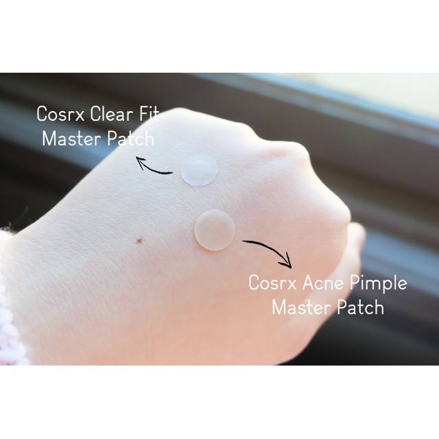 Miếng Dán Mụn Cosrx Acne Pimple/Clear Fit Master Patch - màu đen và đỏ