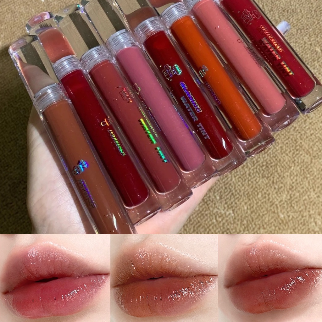 Son kem bóng ATORS căng mọng mịn môi Mushroom Bear Glazing Water Lip Gloss hot tiktok lâu trôi ATOR02