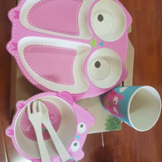 Bộ chén ăn dặm sợi tre