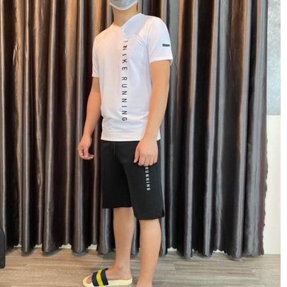 Bộ thể thao nam mùa hè, bộ quần áo nam chất vải thông hơi thiết kế trẻ trung năng động thấm hút mồ hôi tốt