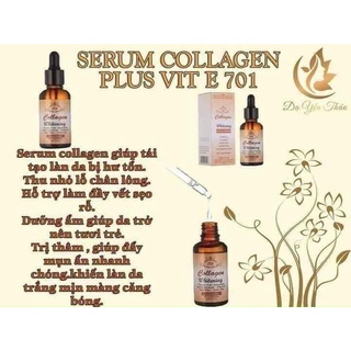 Serum collagen plus vit e dưỡng trắng cấp ẩm