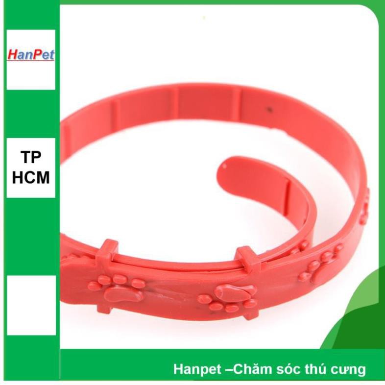 Hanpet.GV- Vòng chống rận - 19k chống ve bọ chét hiệu quả 4 tháng cho chó mèo thú cưng vòng đeo cổ chống ve rận