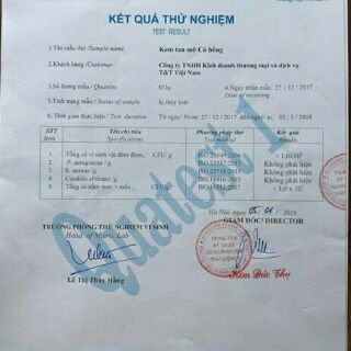 Kem tan mỡ Cô Bông