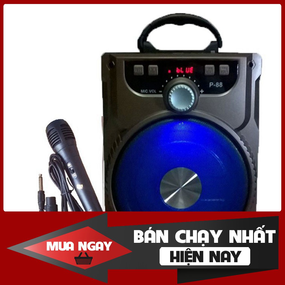 [FREESHIP] Loa bluetooth hát karaoke P87 P88 P89 tặng 1 micro hát karaoke - Hàng chất lượng, cam kết giá tốt nhất miền n