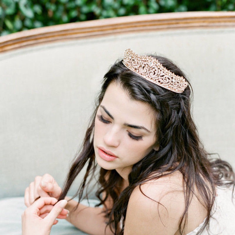 Vương miện pha lê hóa thân công chúa dịp đám cưới tiệc tùng prom