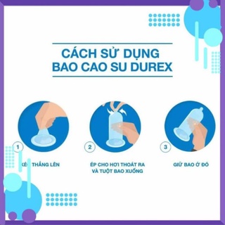 [COMBO] 2 HỘP Baocaosu Durex Kingtex(24 chiec)