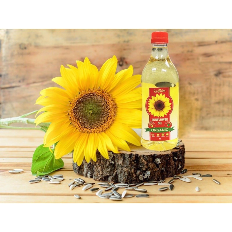 Dầu ăn hướng dương hữu cơ ép lạnh Sungarden - Organic