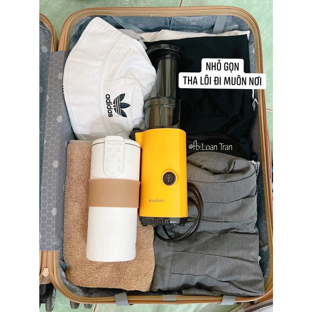 Máy làm sữa hạt mini Snapbee Làm Sinh Tố, Nấu Cháo, Soup, Nhanh, Dễ Vệ Sinh bảo hành 24 tháng