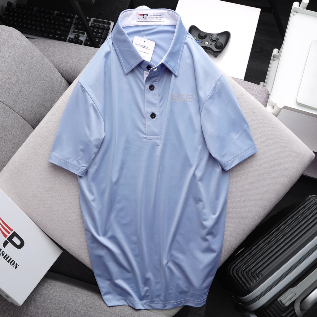 Áo thun nam cổ bẻ chất thun lạnh thoát nhiệt Pigo fashion Zatt01 (chọn màu)