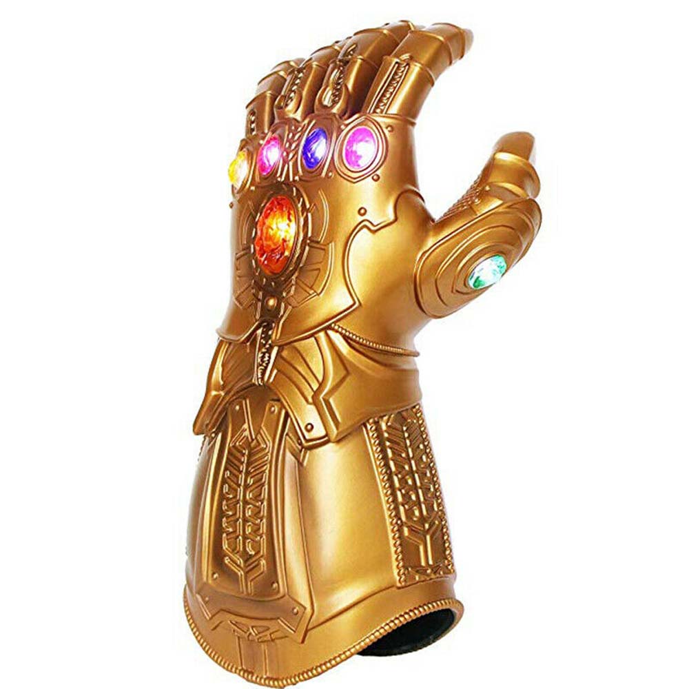 Thanos Infinity Gauntlet LED Gloves Light Up Adult Party Cosplay Prop Costume