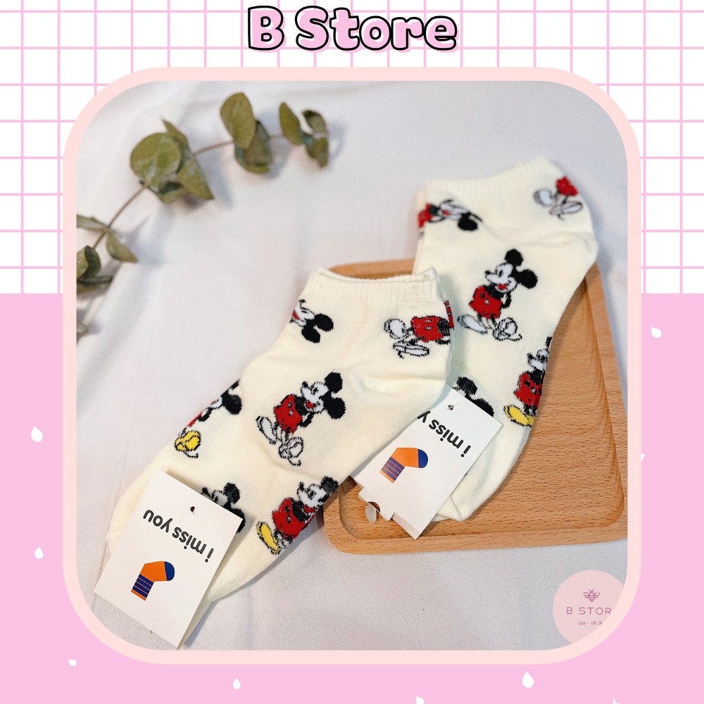Vớ Mickey - hàng chuẩn, vớ dày dặn