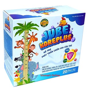 Siro Tăng Chiều Cao Jube Koreplus- Bổ Sung Canxi, Vitamin D3 Giúp Phát Triển Chiều Cao Ở Trẻ, Phòng Ngừa Loãng Xương