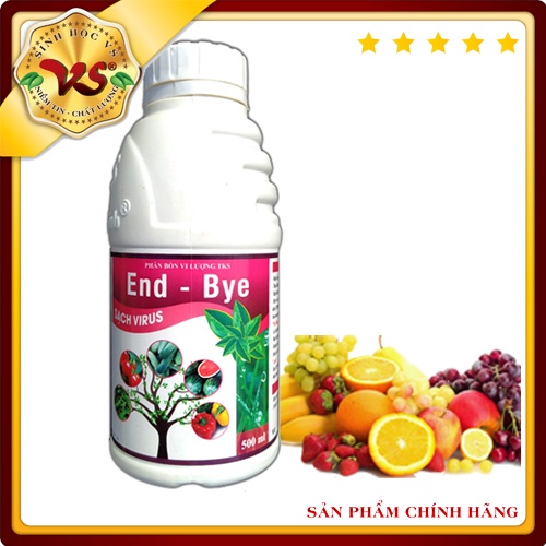 END-BYE: DIỆT VIRUS KHẢM LÁ, XOĂN CHÙN ĐỌT - Chai 500 ml