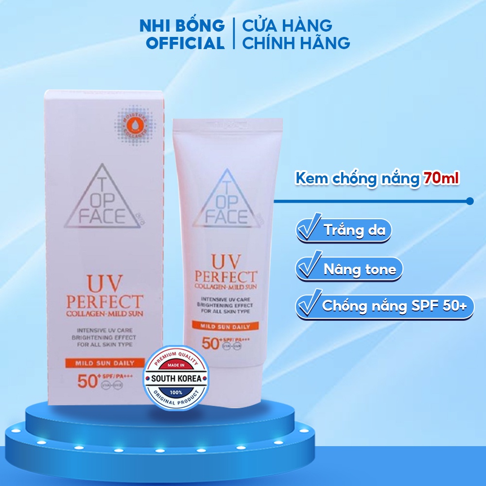Kem Chống Nắng Chiết Xuất Từ Collagen Arratopface Hàn Quốc 70ml