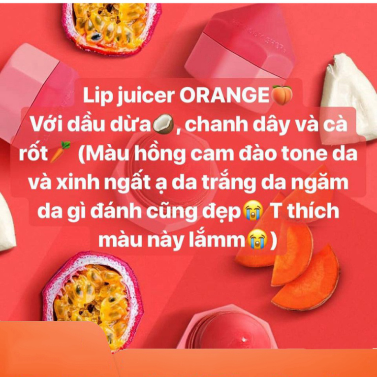 HOT CĂNG Son dưỡng có màu The Body Shop Lip Juicer dưỡng môi căng hồng, ngừa thâm HOT CĂNG