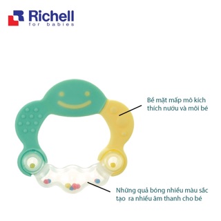 Xúc xắc gặm nướu tròn Richell
