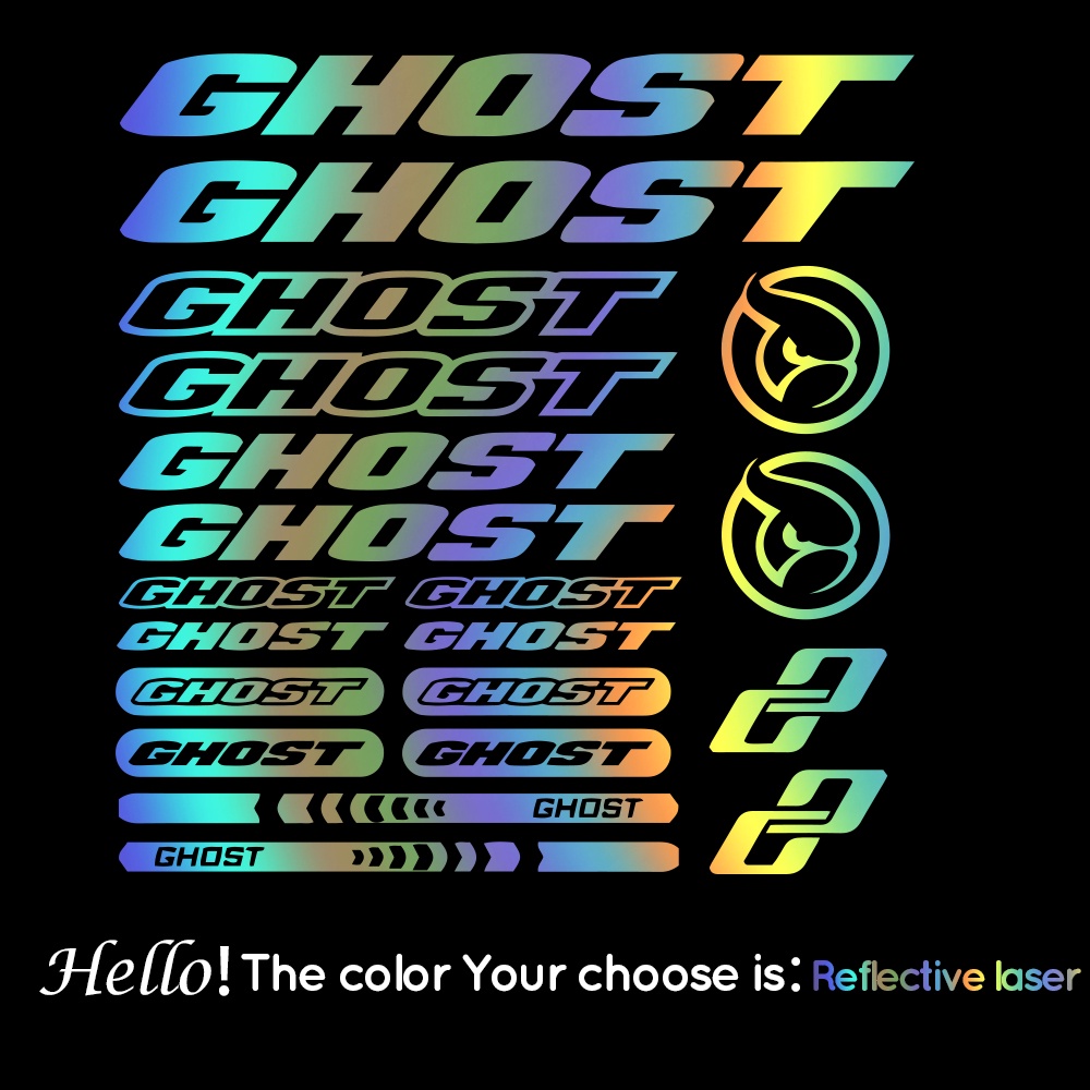 Miếng Dán Trang Trí Khung Xe Đạp Bằng Vinyl Dành Cho GHOST Road MTB BMX