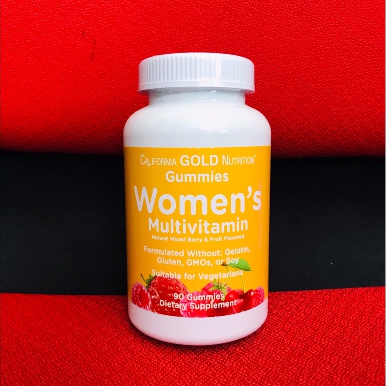 MULTIVITAMIN | California Glod Women’s Multivitamin Gummies Mixed Berry | Kẹo Dẻo Bổ Sung Vitamin Cho Nữ