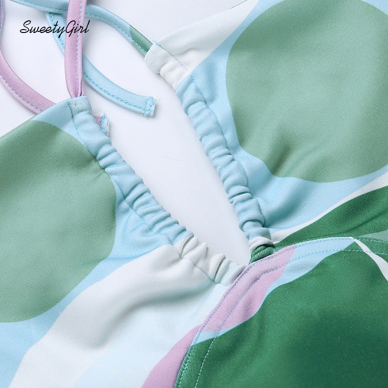 Đầm Dài Không Tay Hở Lưng In Họa Tiết Thời Trang 2022 Dành Cho Nữ