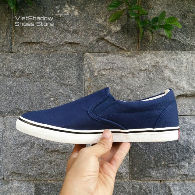 Slip on | Giày lười vải nam dáng classic - Mã SP 177-xanh | BigBuy360 - bigbuy360.vn