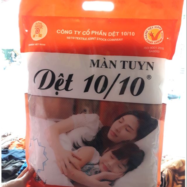 Màn tuyn dệt 10/10 mẫu mới