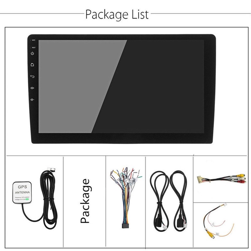 Promotion!!! (2+16G)9" 2.5D IPS Touch Screen Android 9.1 Quad Core 2 Din Car Stereo Radio GPS Wifi MP5 Player